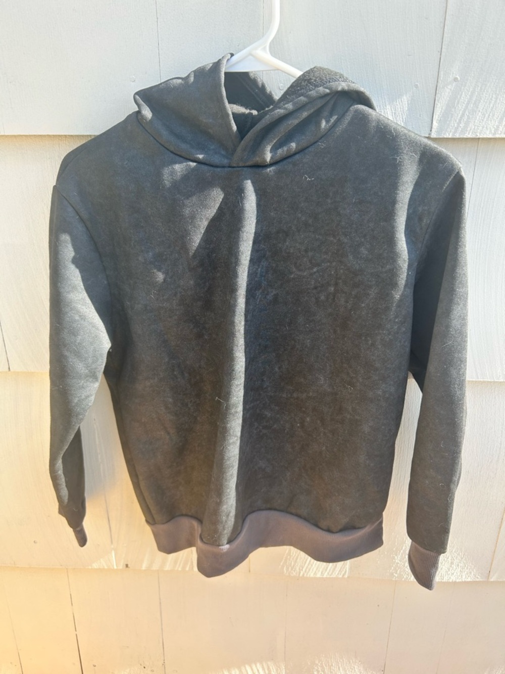 Kids unisex acid washed Black Hoodie Sweatshirt 12